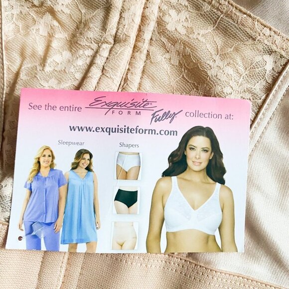 Exquisite form Front Closure Longline Posture Bra 40C - Picture 6 of 7